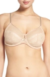 Chantelle Lingerie Revele Moi Perfect Fit Underwire Bra In Suede
