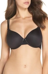 Chantelle Lingerie Chantelle Invisible Memory Foam T-shirt Bra In Black