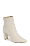 Marc Fisher Ltd Ulani Pointy Toe Bootie In Ivory Leather