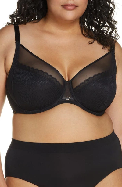 Chantelle Lingerie Parisian Allure Plunge Underwire Bra In Black