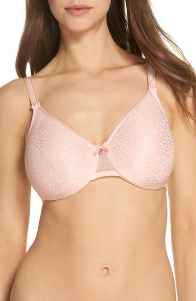 Chantelle Lingerie Chantelle Intimates C Magnifique Underwire Minimizer Bra In Blushing Pink