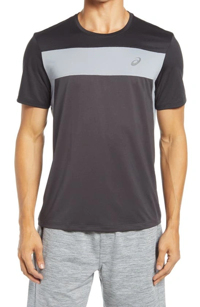 Asicsr Asics(r) Racing T-shirt In Graphite Grey/ Black