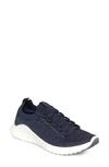 Aetrex Carly Knit Sneaker In Navy Fabric
