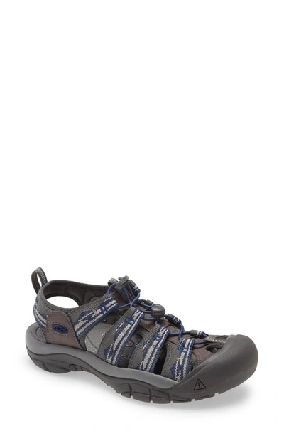 Keen 'newport H2' Sandal In Grey/ Blue