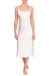 Everyday Ritual Sloan T-back Slipdress In Pearl