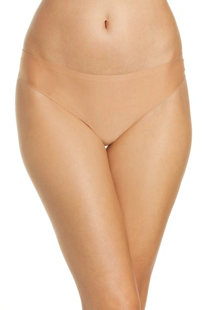 Chantelle Lingerie Soft Stretch Thong In Sandalwood