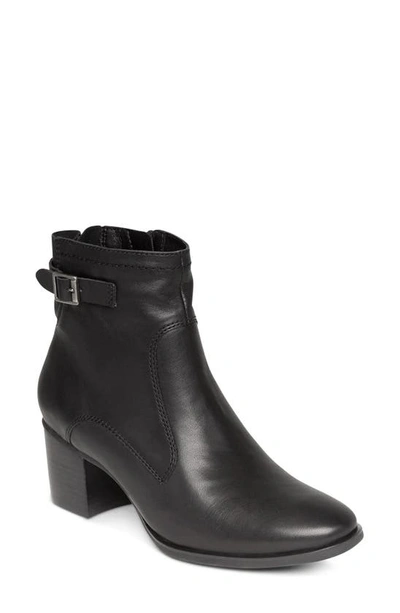 Aetrex Rubi Bootie In Black Leather