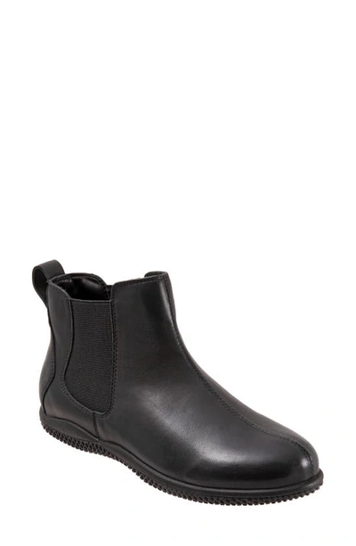 Softwalkr Highland Chelsea Boot In Black Leather