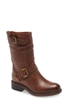 Cordani Pike Buckle Boot In Brown Leather