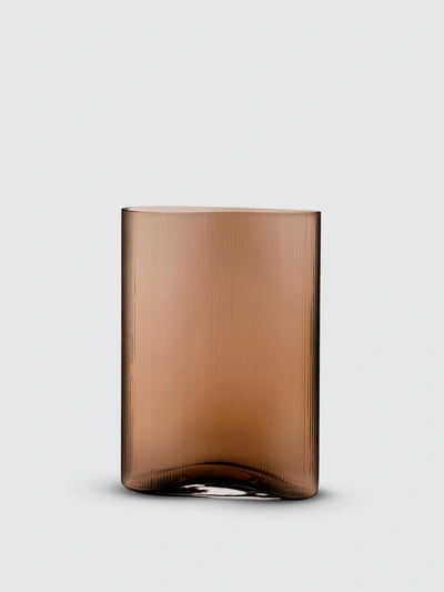Nude Glass - Verified Partner Nude Glass Mist Vase In Caramel