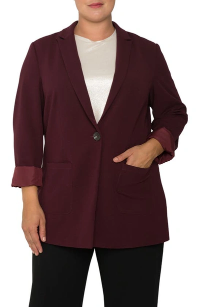 Standards & Practices Dorothy Boyfriend Jacket In Red