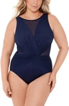 Miraclesuitr Illusionists Palma One-piece Swimsuit In Midnght Blue