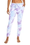 Free People Fp Movement Tie Dye Pocket Joggers In Purple Tie Dye