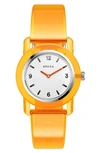 Breda Play Recycled Plastic Watch, 35mm In Tangerine