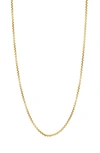 Bony Levy 14k Gold Box Chain Necklace In Yellow Gold