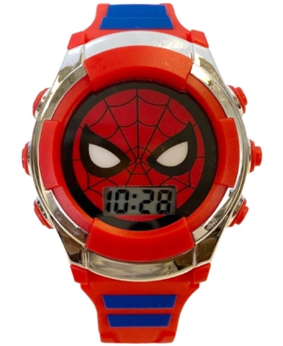 Accutime Kid's Spiderman Digital Watch 38mm In Red