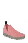 Asportuguesas By Fly London City Sneaker In Pink Tweed Fabric