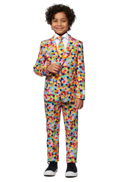 Opposuits Kids' Confetteroni Two-piece Suit With Tie In Miscellaneous