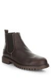 Bos. & Co. Dax Waterproof Chelsea Boot In Dark Brown Texas Jon/ Elastic