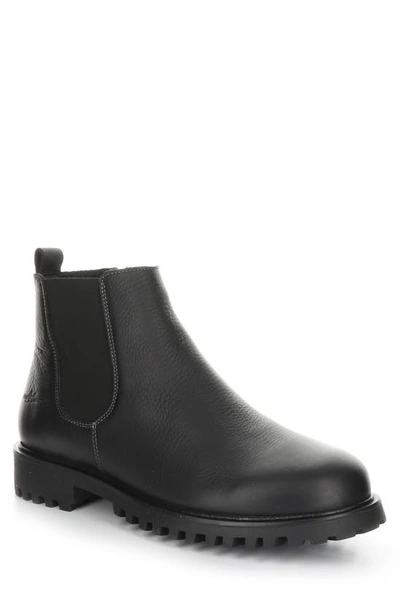 Bos. & Co. Dax Waterproof Chelsea Boot In Black Texas Jon/ Elastic