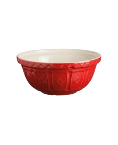 Mason Cash Color Mix 10.25" Mixing Bowl In Red