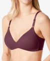 Warner's No Side Effects Wire-free T-shirt Bra In Mauve Wine