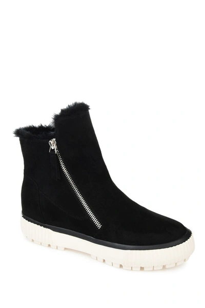 Journee Collection Journee Jezzy Faux Fur Lined Boot In Black