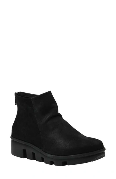 L'amour Des Pieds Hadirat Boot In Black Weathered Leather