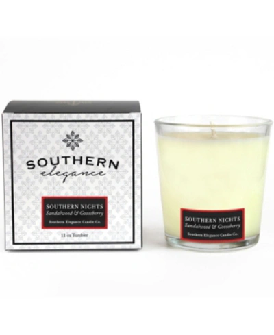 Southern Elegance Candle Company Southern Nights Currant And Sandalwood Tumbler, 11 oz