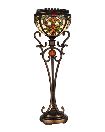 Dale Tiffany Boehme Buffet Lamp In Multi