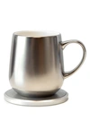 Ohom Ui Mug & Warmer Set In Silver