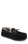 L.l.bean Wicked Good Moccasin Slipper In Black