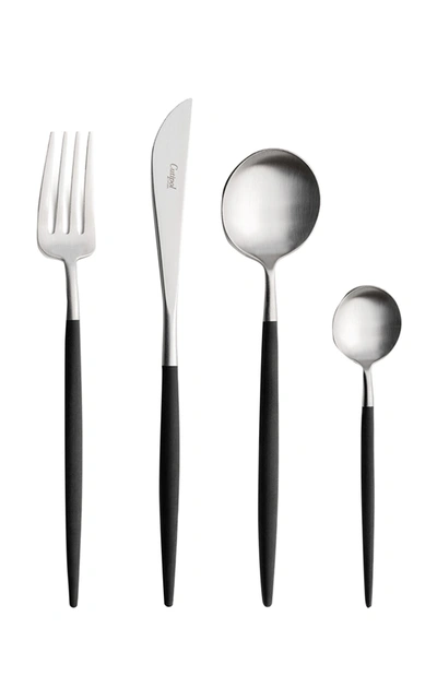 Cutipol Goa Resin Five-piece Silverware Set In Black