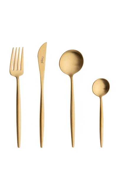Cutipol Moon Stainless Steel Five-piece Silverware Set In Gold
