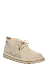 Bearpaw Skye Genuine Shearling Lined Suede Chukka Boot In Oat