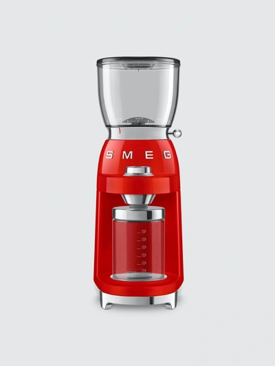 Smeg - Verified Partner Smeg Coffee Grinder In Red