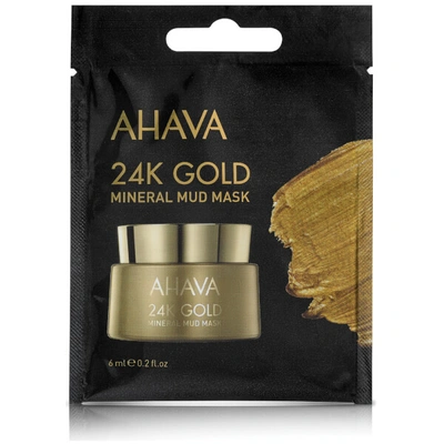 Ahava Single Use 24k Gold Mineral Mud Mask 6ml