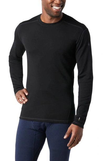 Smartwool Merino 250 Base Layer Long Sleeve Crewneck Shirt In Black