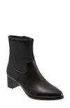 Trotters Kippy Bootie In Black Leather