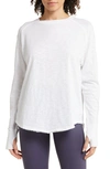 Zella Full Range Long Sleeve T-shirt In White