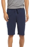 Nordstrom Men's Shop Knit Pima Cotton Drawstring Shorts In Navy Blazer