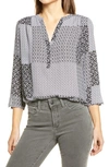 Curves 360 By Nydj Perfect Blouse In Presidio Patchwork
