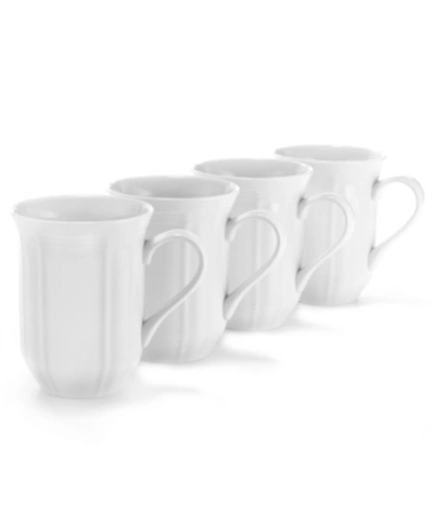 Mikasa Dinnerware, Set Of 4 Antique White Cappuccino Mugs