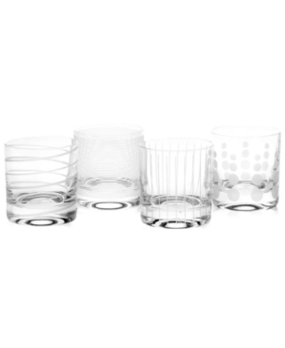 Mikasa Clear Cheers Double Old Fashioned Glasses, Set Of 4