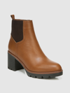 Naturalizer Verney Waterproof Lug Sole Booties Women's Shoes In Ciderspice Waterproof