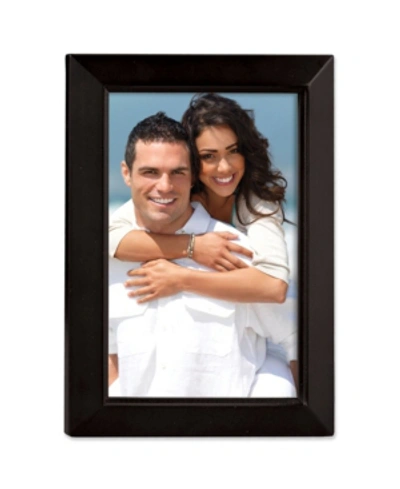 Lawrence Frames Black Wood Picture Frame - Estero Collection - 4" X 6"