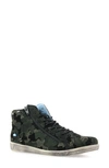 Cloud Aika High Top Sneaker In Camouflage Leather