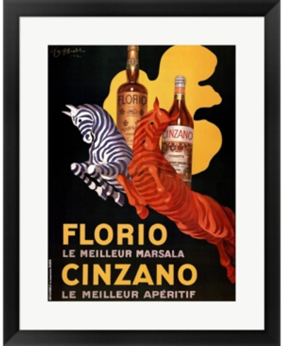 Metaverse Florio E Cinzano By Leonetto Cappiello Framed Art In Multi