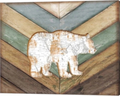 Metaverse Lodge Bear By Jennifer Pugh Canvas Art In Multi