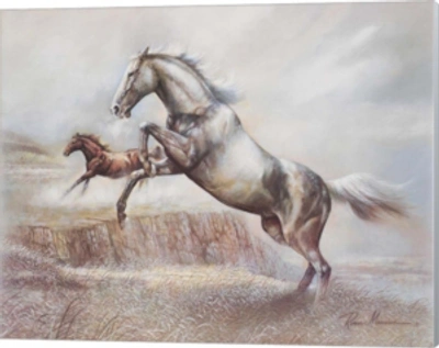 Metaverse Wild Horses Ii By Ruane Manning Canvas Art In Multi